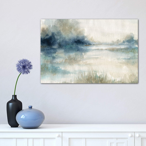 Latitude Run Still Evening Waters II by Carol Robinson Wrapped Canvas